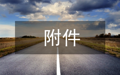 安全生產規章制度附件2