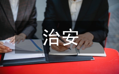 治安工作總結